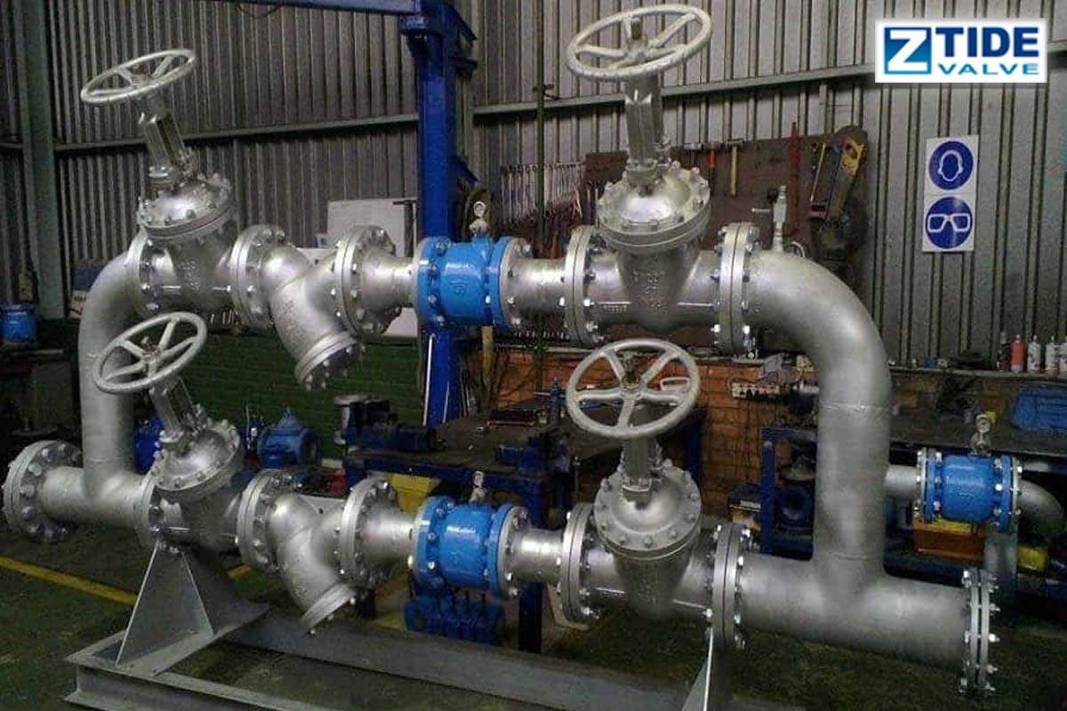 Z-Tide pressure relief valves and pressure reducing valves at a South African mining pressure station