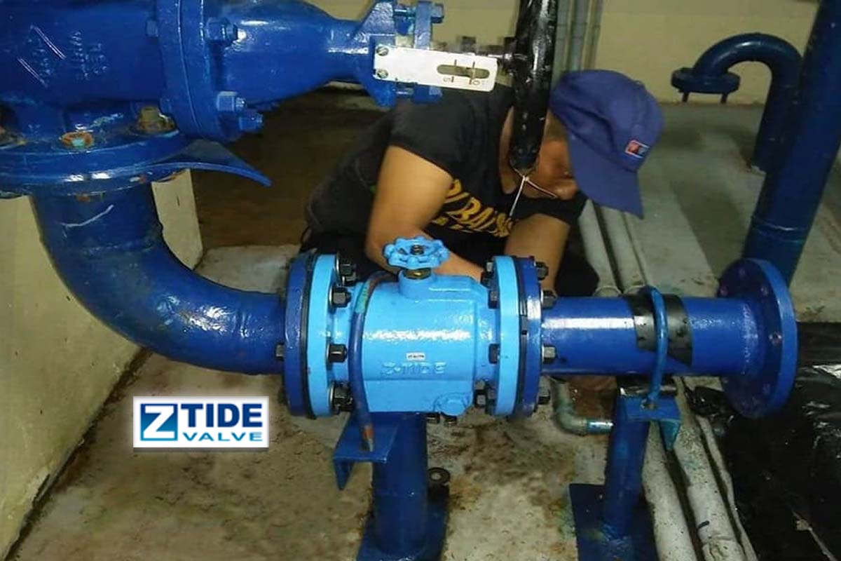 Z-Tide Check Valve in water work system-Philippines