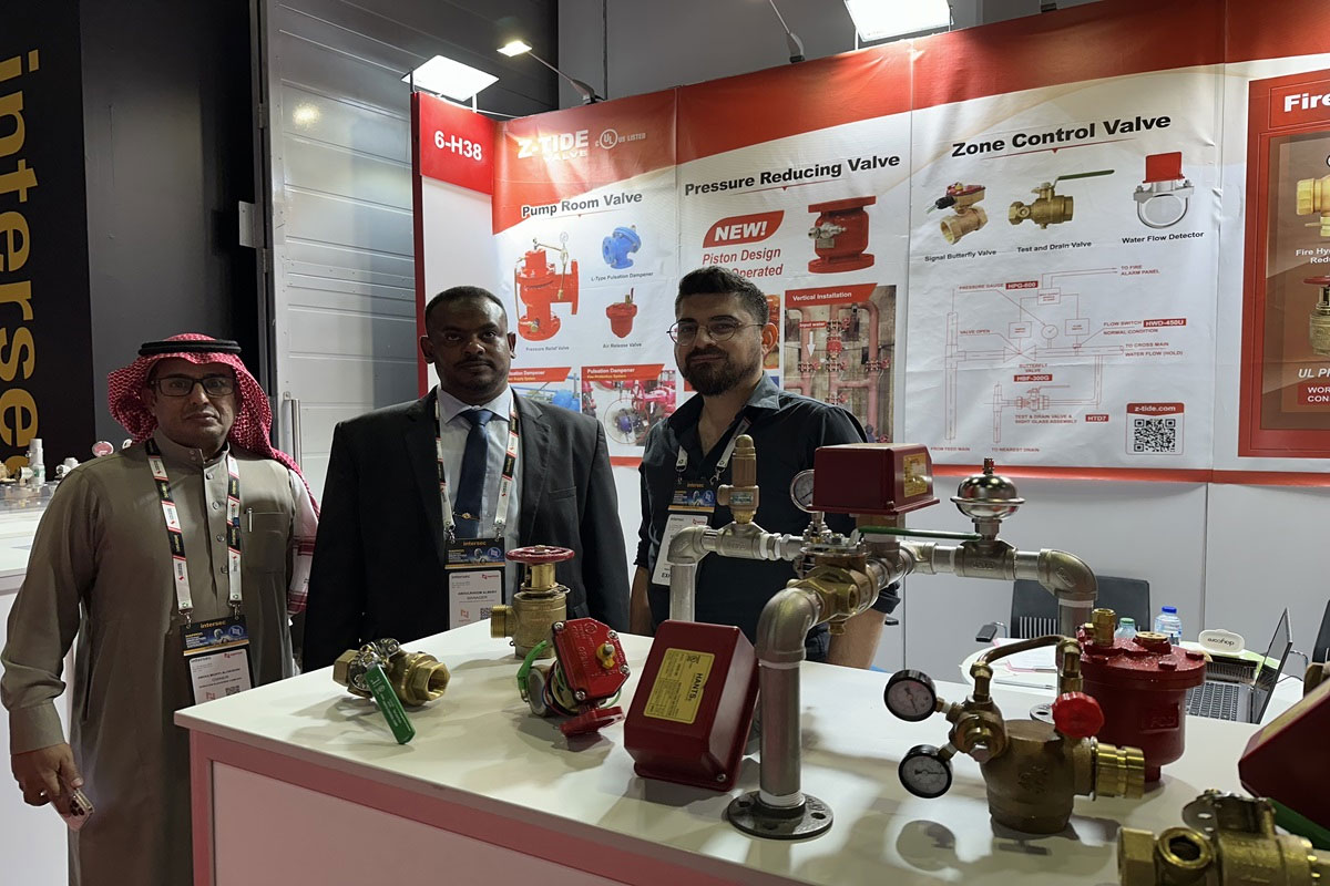 Z-Tide pressure reducing valve from Taiwan participated in InterSec Dubai 2025