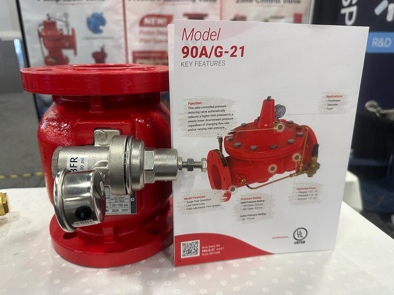 Z-Tide pressure reducing valve from Taiwan participated in NFPA Expo 2025