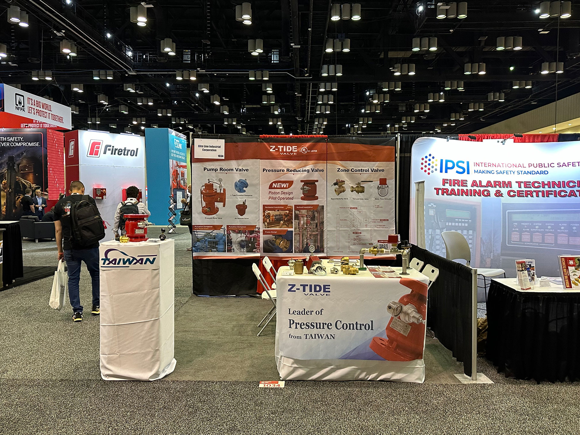 Z-Tide pressure reducing valve from Taiwan participated in NFPA Conference Expo 2024