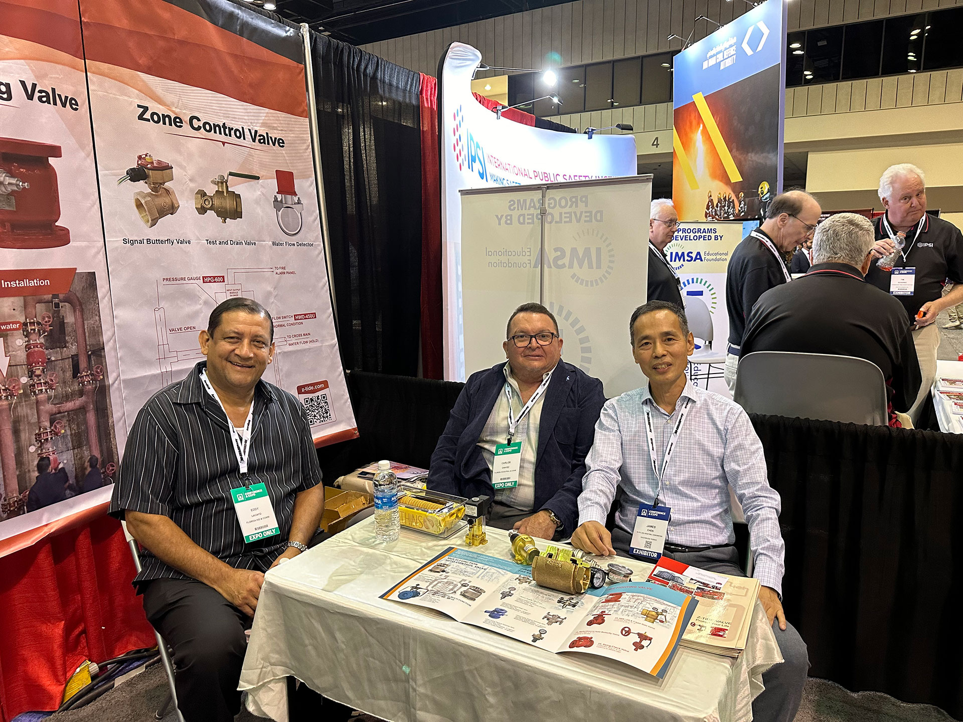Z-Tide pressure reducing valve from Taiwan participated in NFPA Conference Expo 2024