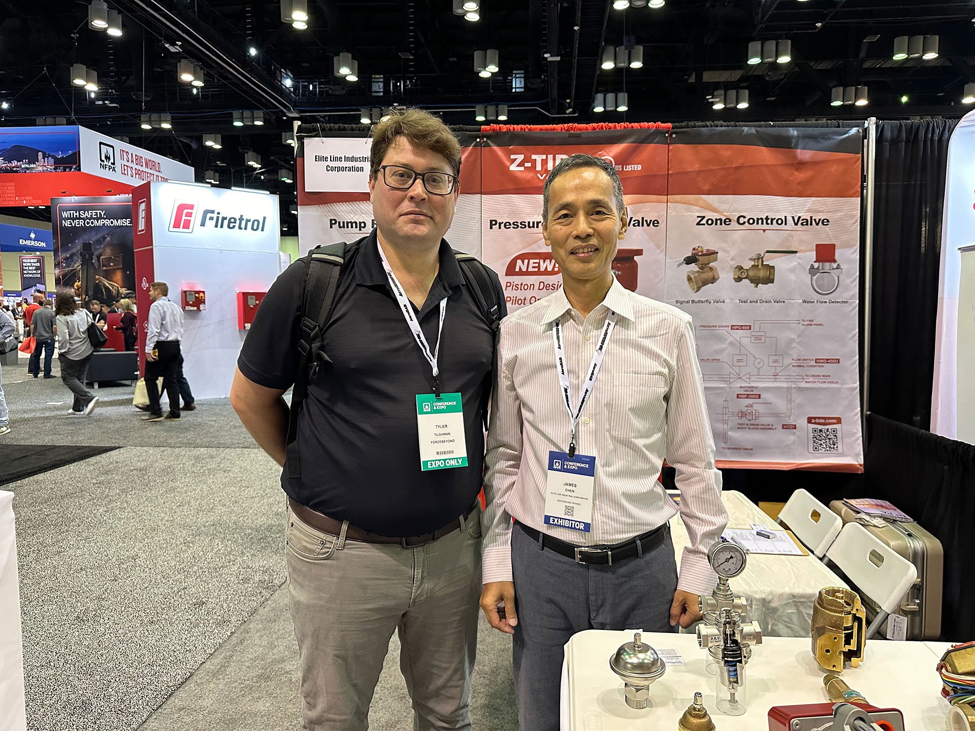 Z-Tide pressure reducing valve from Taiwan participated in NFPA Conference Expo 2024