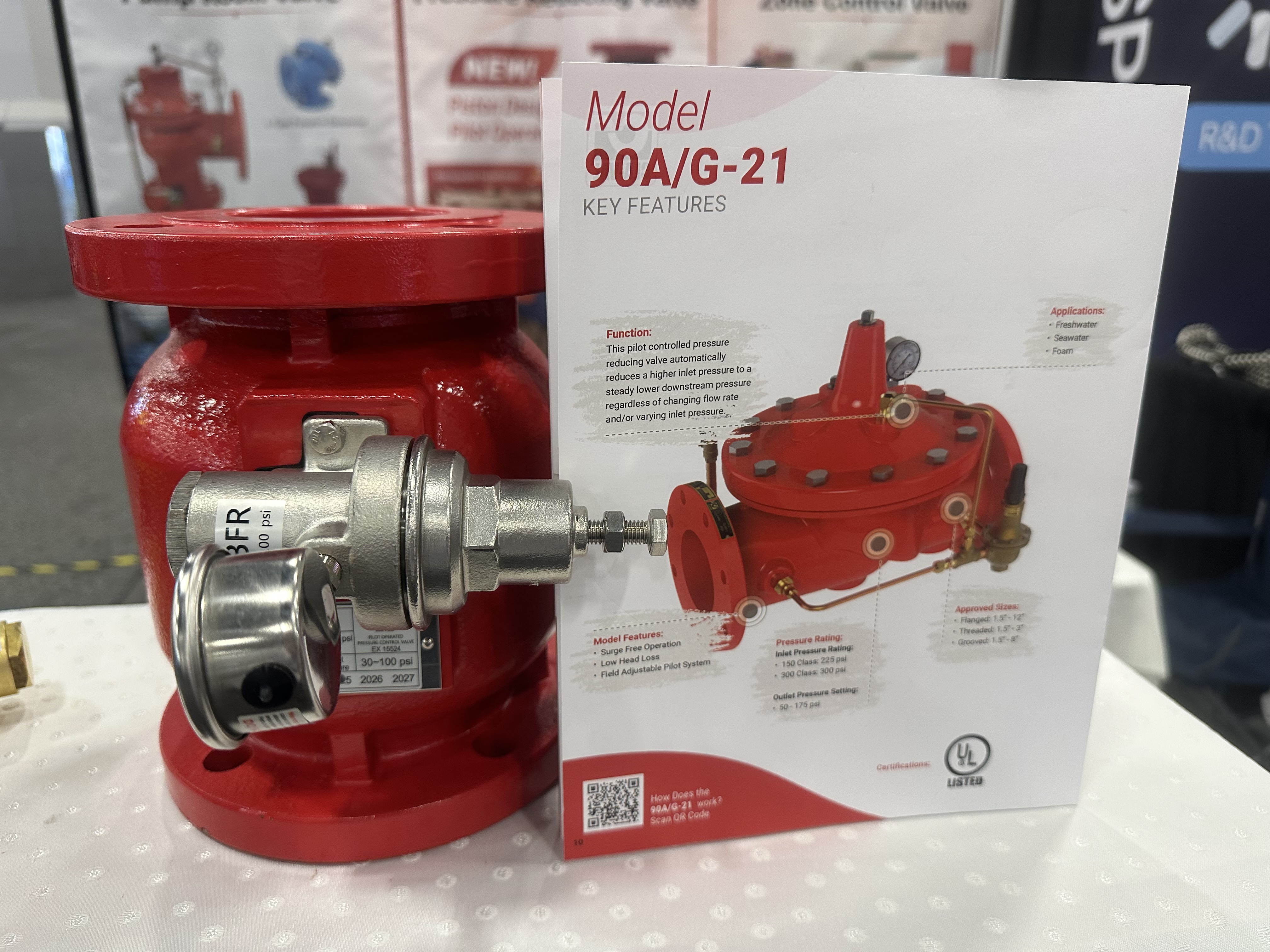 Z-Tide pressure reducing valve from Taiwan participated in NFPA Expo 2025