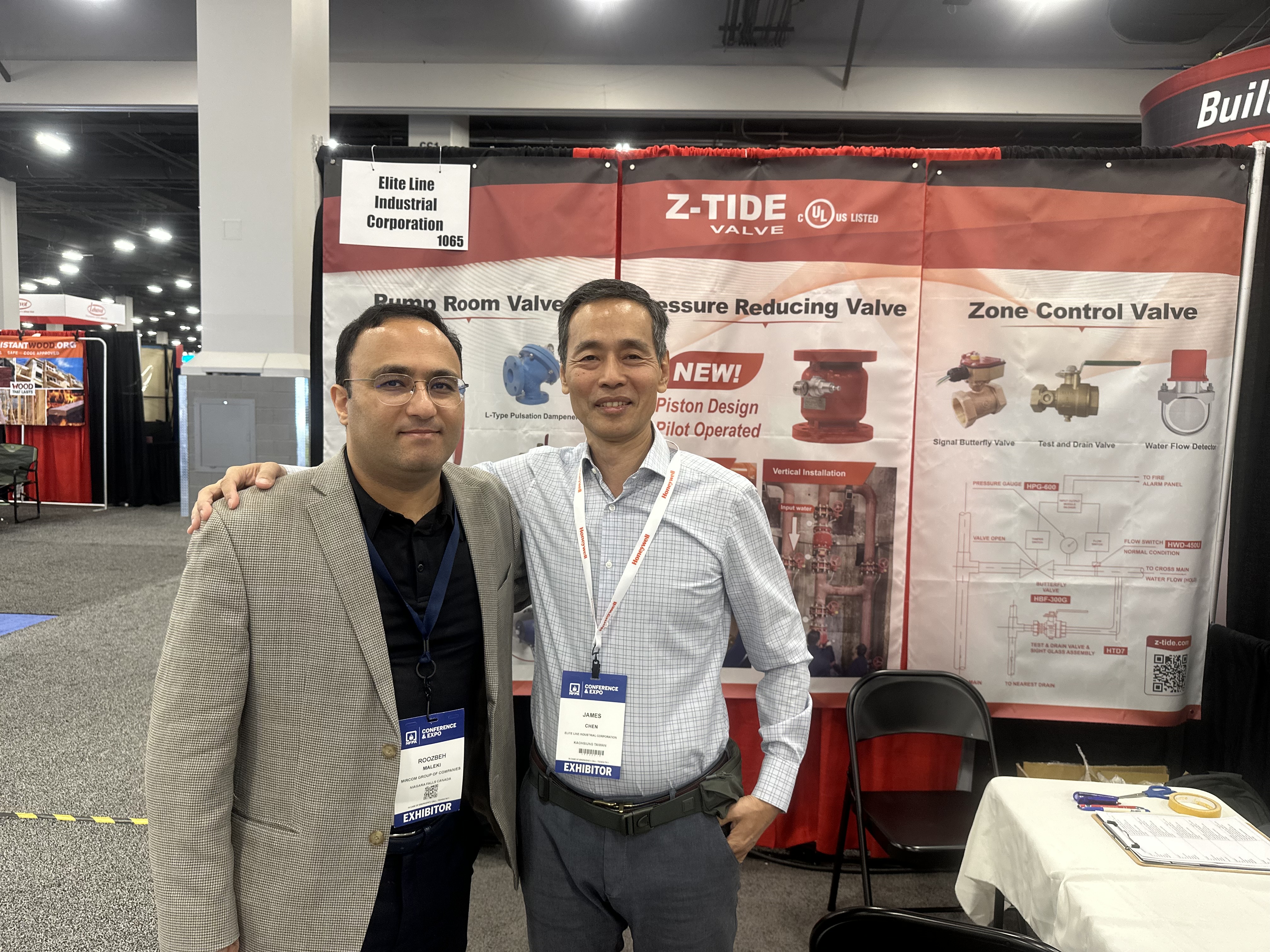 Z-Tide pressure reducing valve from Taiwan participated in NFPA Expo 2025