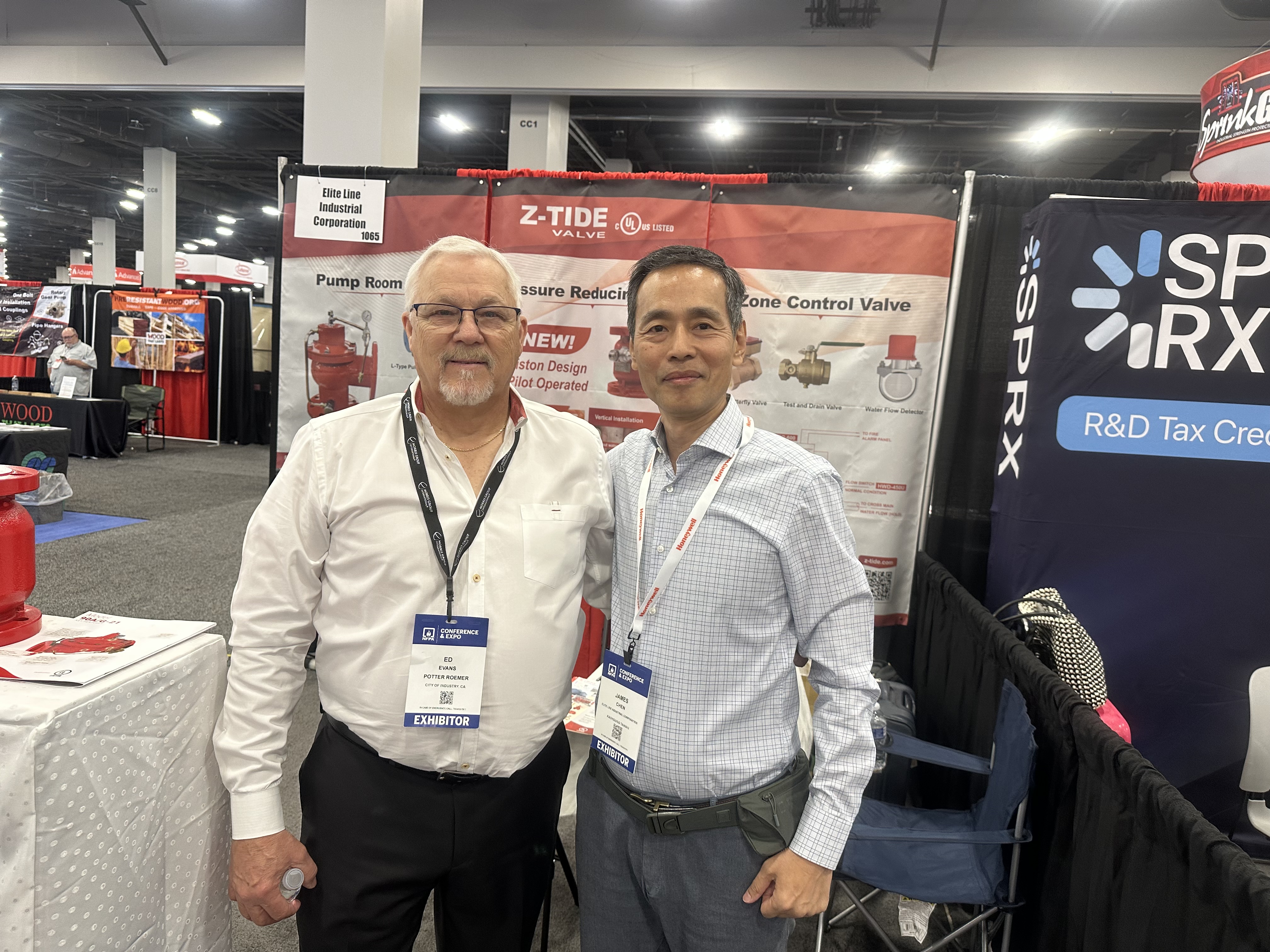 Z-Tide pressure reducing valve from Taiwan participated in NFPA Expo 2025