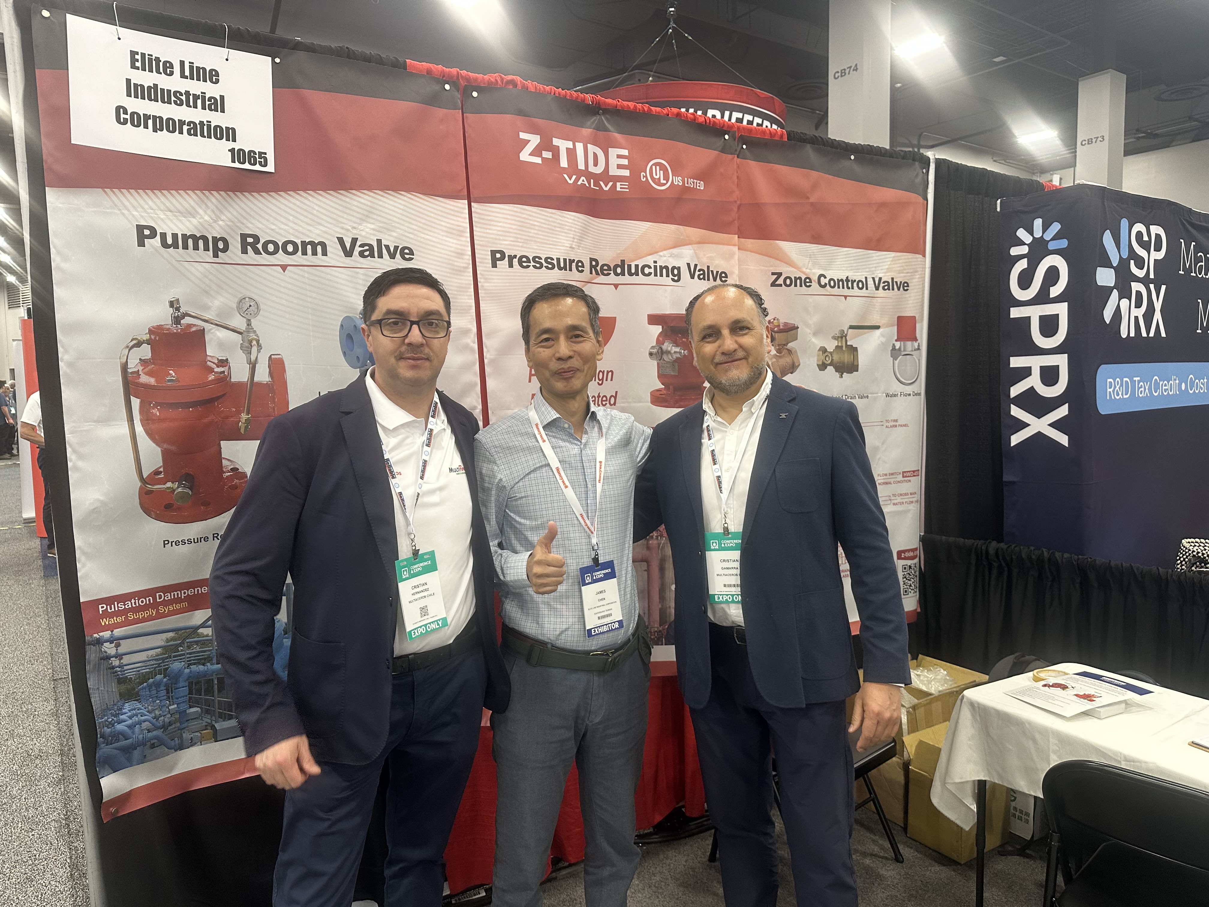 Z-Tide pressure reducing valve from Taiwan participated in NFPA Expo 2025