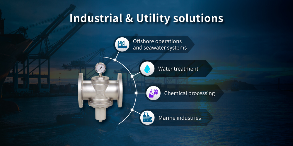 Applications of Z-Tide duplex stainless steel pressure relief valve