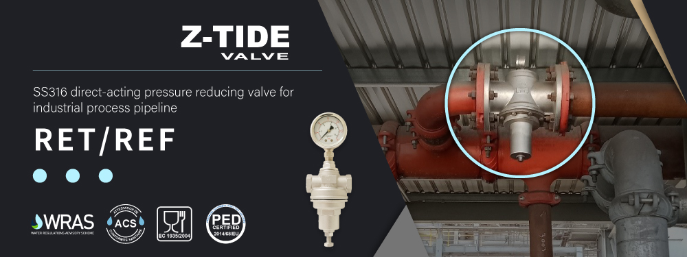 Z-Tide Pressure Reducing Valve for Plant Air Pipeline in Australia