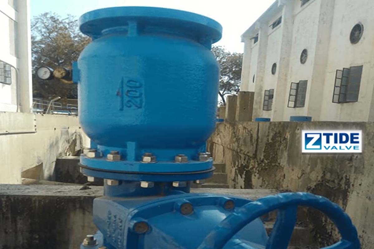 Pilot Type Pressure Relief Valve installed at Karachi Pumping Station